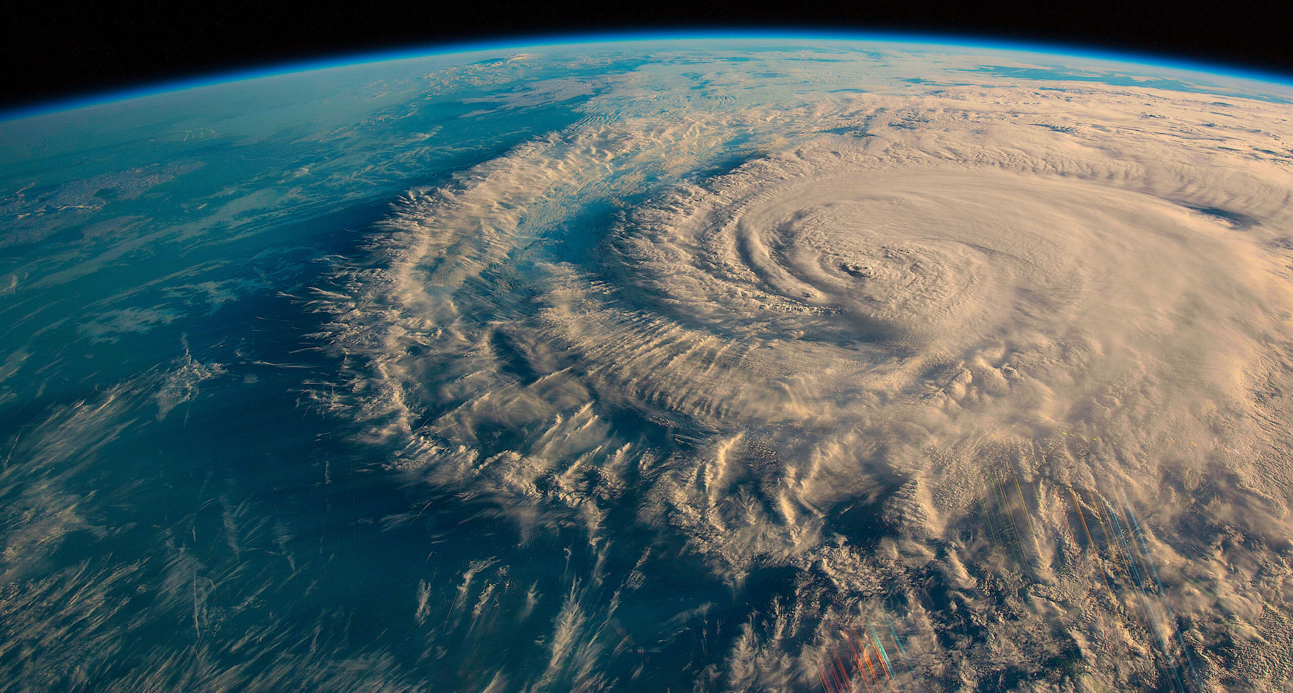 image: Hurricane Florence from space.